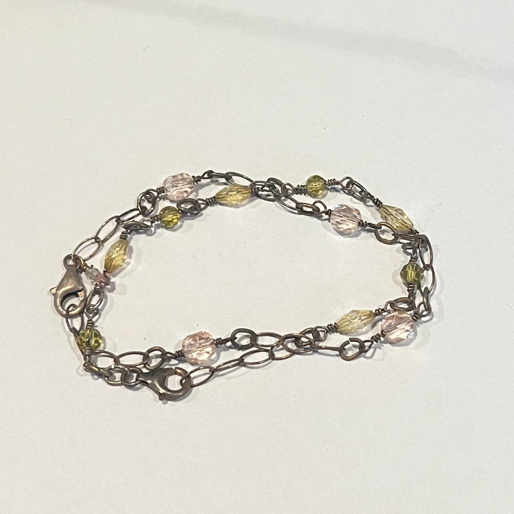 Set of 2 delicate bracelets